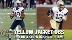 Georgia Tech Quarterbacks Put On A Show in Spring Game