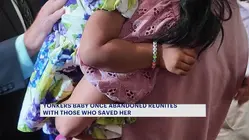 Newborn found abandoned in Yonkers building reunites with police who rescued her