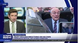 Rudy Giuliani is breathing on his own while hospitalized with pneumonia, spokesperson says