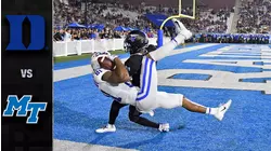 Duke vs. Middle Tennessee Football Highlights (2019)