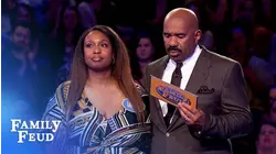 Louise needs a big score for $20,000! | Family Feud