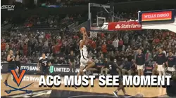Virginia's Kadin Shedrick Stuffs It Home On The Runout | Must See Moment