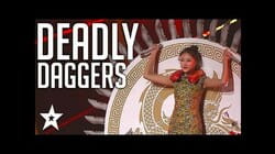 DANGEROUS DAGGER Stunt On World's Got Talent 2019! | Got Talent Global