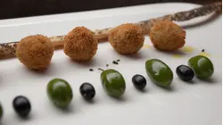 Stuffed Olives and Risotto