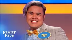 MUST-SEE! Trey's got the LOOK! | Family Feud