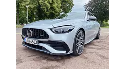 The C-Class will soon be the smallest Mercedes again. 408 hp Mercedes-AMG C43 Wagon tested