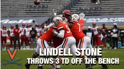 Virginia Quarterback Lindell Stone Comes Off The Bench To Throw 3 TDs