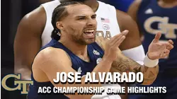 Georgia Tech's Jose Alvarado Would Not Be Denied In ACC Championship Game