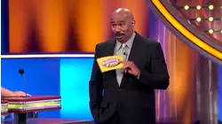 Babe, you may be better at this but I still win! | Family Feud