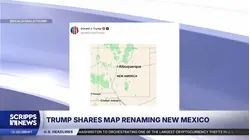 Trump shares map that renames New Mexico as 'New America'