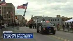 Veterans Day parade steps off in Aurora