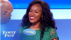 GROSS! He had this in his beard! | Family Feud