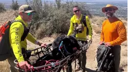Dog Gets Special Rescue After Becoming Too Tired to Finish Hike