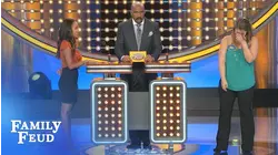 GETTIN' NAKED... at the BRIDAL SHOWER!!! | Family Feud