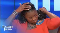 Steve gets involved in a VERY hairy situation!!! | Family Feud