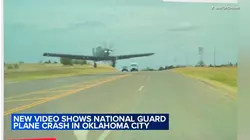 Video shows National Guard plane crash in Oklahoma City
