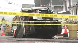 Evacuations ordered after several sinkholes appear in Phillipsburg, New Jersey.