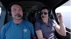 Inside flight aboard electric plane