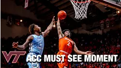 Virginia Tech's MJ Collins Ignites Cassell Coliseum With The Steal & Slam | ACC Must See Moment