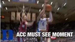 Duke's Wendell Moore Jr. Goes Coast To Coast After Mark Williams Block | Must See Moment