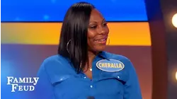His girlfriend did WHAT like a chicken?! | Family Feud