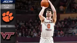 Clemson vs. Virginia Tech Condensed Game | 2019-20 ACC Men's Basketball
