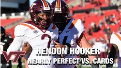 Virginia Tech QB Hendon Hooker Nearly Perfect In Win At Louisville