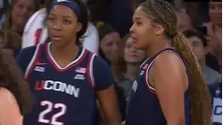 UConn women's basketball team celebrates undefeated season
