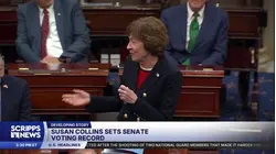 Sen. Susan Collins sets record with 10,000 straight Senate votes