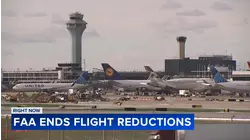 FAA ends restrictions for flights at O'Hare, Midway