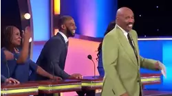 Steve Harvey came over for dinner and brought a what??