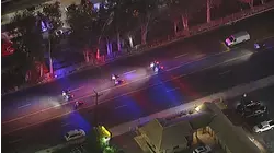 Law enforcement procession leads fallen deputy to coroner's office