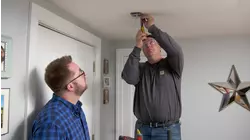 E12 | Ceiling Light, Tool Storage | Ask TOH