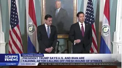 Trump says US and Iran are talking, after calling off new strikes