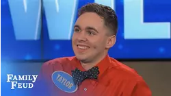 TAYLOR starts his OWN FAMILY FEUD... | Family Feud