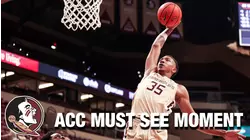 FSU's Matthew Cleveland Puts The Exclamation Point On The Defense's Head | ACC Must See Moment