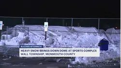 Nearly 2 feet of snow brings down inflatable sports dome in Wall Township