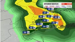 STORM WATCH: Tracking heavy rain and strong gusts for Thursday in Brooklyn