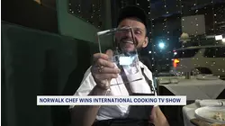 'Good feeling.' Norwalk chef wins European TV cooking competition
