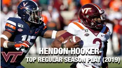 Virginia Tech QB Hendon Hooker | 2019 Top Regular Season Play