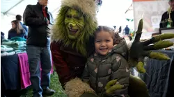 The Philly Grinch causes quite the stir at the Conshohocken Winter Market this season!
