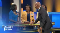 Randy does a SHOW and TELL | Family Feud