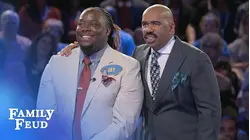 Thaddeus and Jay bring their A game! | Family Feud