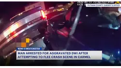 Carmel man accused of driving while intoxicated and attempting to flee crash scene
