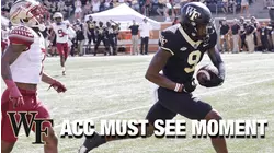 Wake Forest's Sam Hartman Dials Up A Bomb To A.T. Perry | ACC Must See Moment