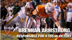 Virginia QB Brennan Armstrong Responsible For 4 TDs In Victory