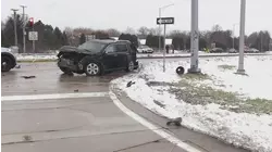 Crashes reported during AM commute amid windy, snowy conditions