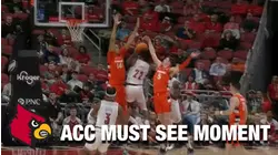 Louisville's Kamari Lands Calls Glass On Impossible Shot | ACC Must See Moment