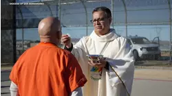 Catholic bishops celebrate mass with more than 300 detainees at ICE detention center in Adelanto
