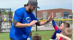 Bill's Quarterback Josh Allen Crashes Recess at Local School